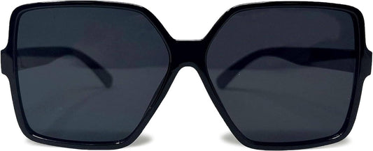 Oversized Square Sunglasses - Black/Smoke