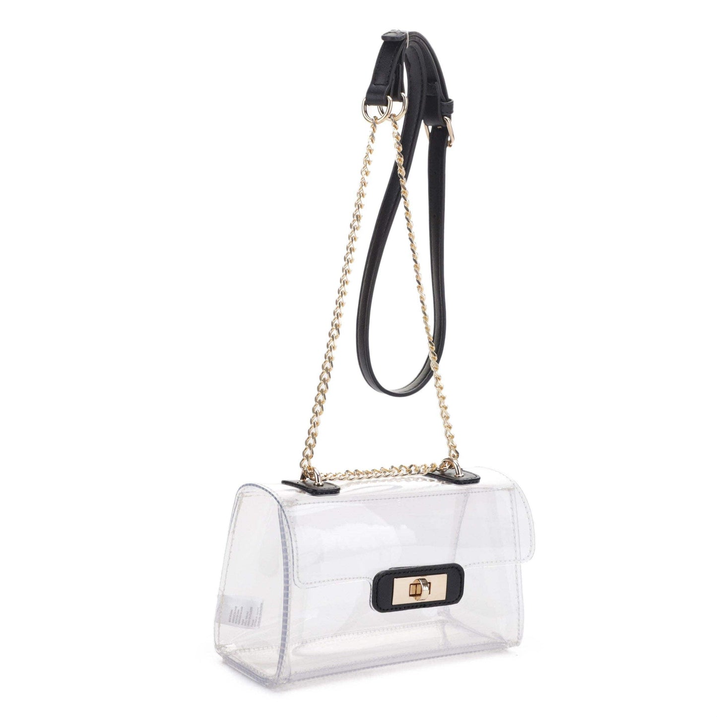 CL20555 Turn Lock Hardware Clear Crossbody