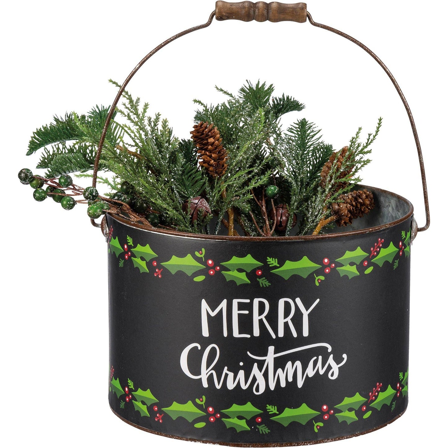 Small Merry Christmas Bucket small