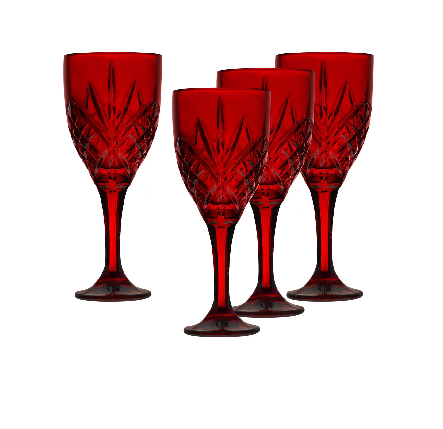 Set of Four Dublin Red Wine Goblets