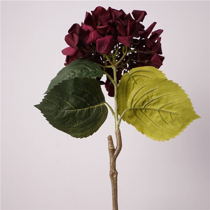 24"Hydrangea–(7"Bloom)