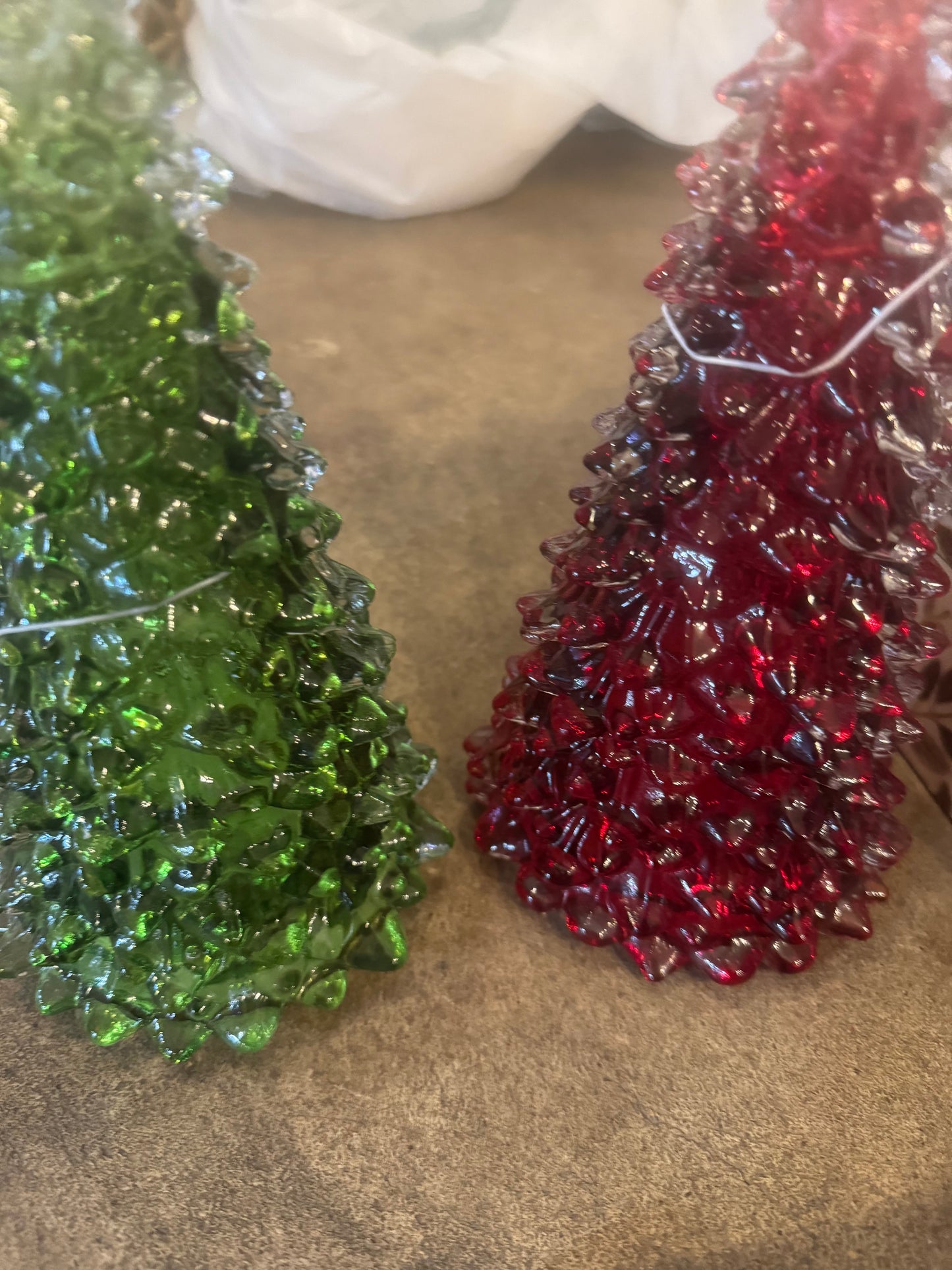 Glass Christmas Trees