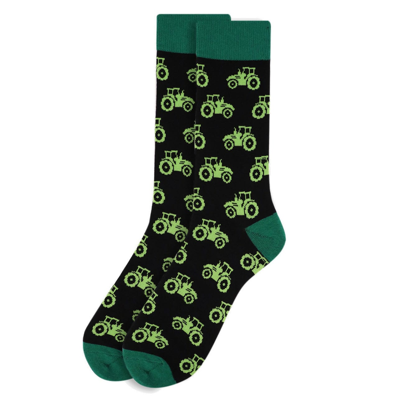 Mens Crew Socks Tractor Farm Life - Life is Socks