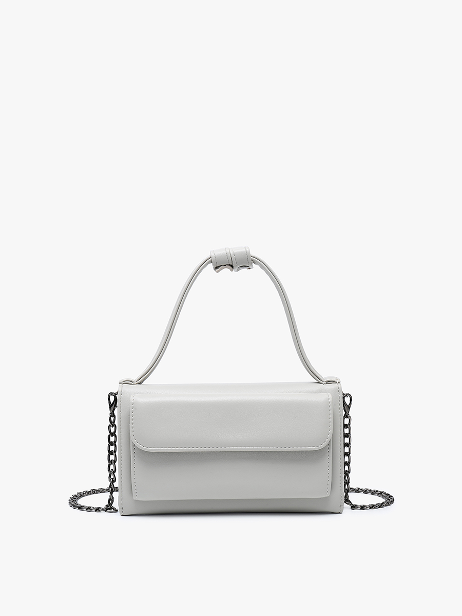 M2434 Honey Rectangular Crossbody w/ Chain