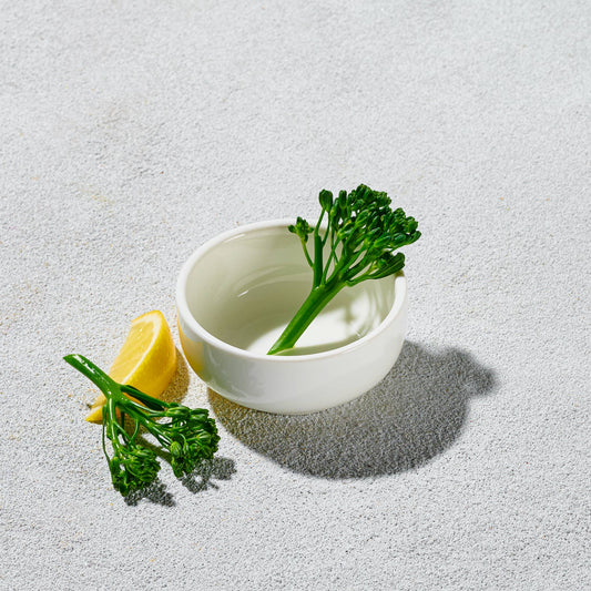 Vikko - Lightning, Mini Round Appetizer Bowl, 2.5oz, White