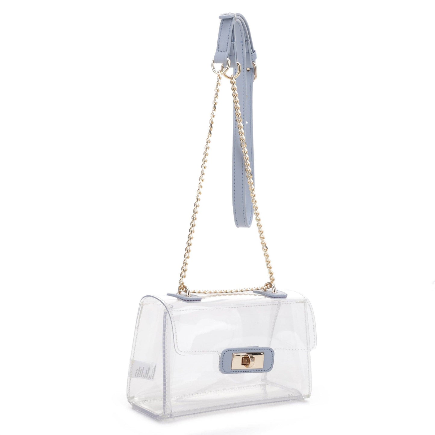 CL20555 Turn Lock Hardware Clear Crossbody