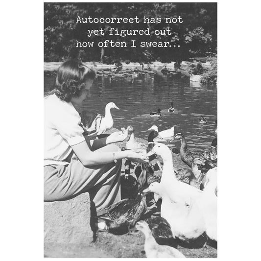 Autocorrect Greeting Card