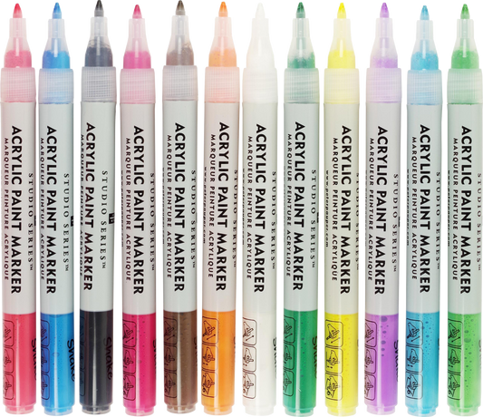 Studio Series Acrylic Paint Markers (Set of 12)