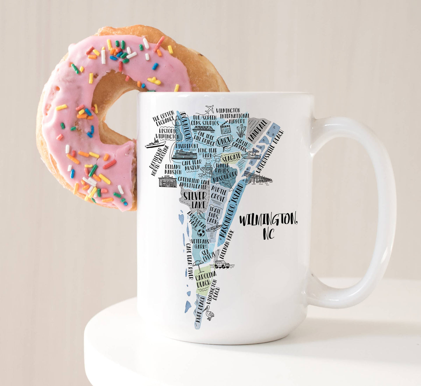 Custom Map Mugs - Custom City Coffee Mugs - Custom Order