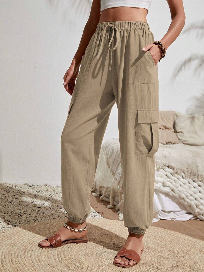 Casual trousers pocket cargo pants