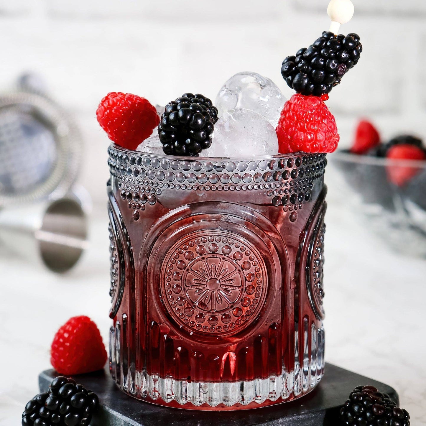 10 oz. Retro Arch Drinking Glasses