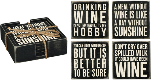 Wine Coaster Set