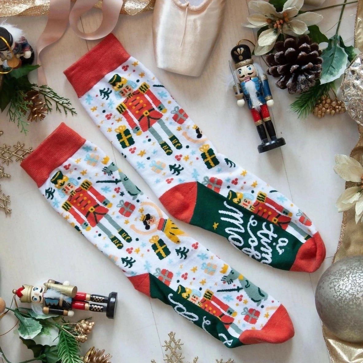 Life is Socks Nutcracker Socks Christmas Socks