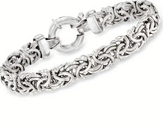Sterling Silver Braided Bracelet