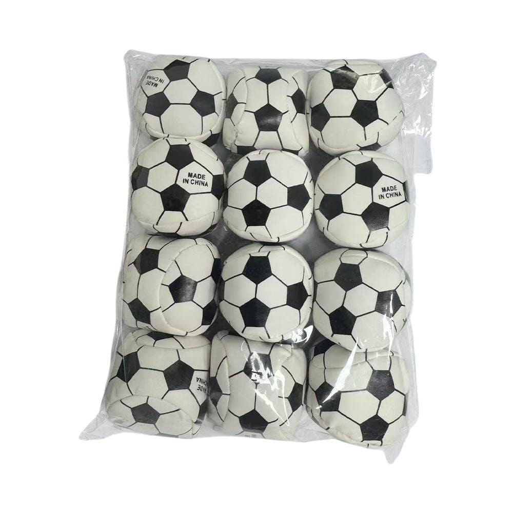 12PCS - Soccer Hacky Sack Toy Balls