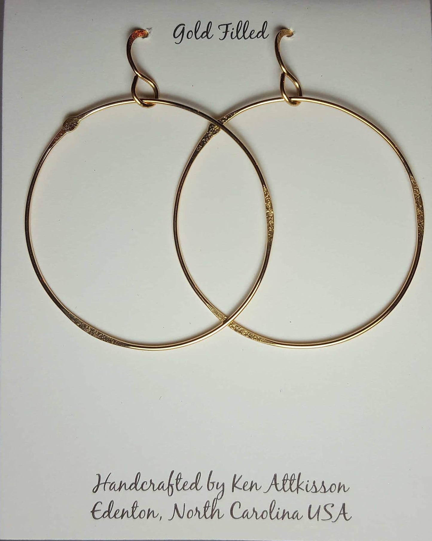14k Gold Filled Earrings X-Large Circle