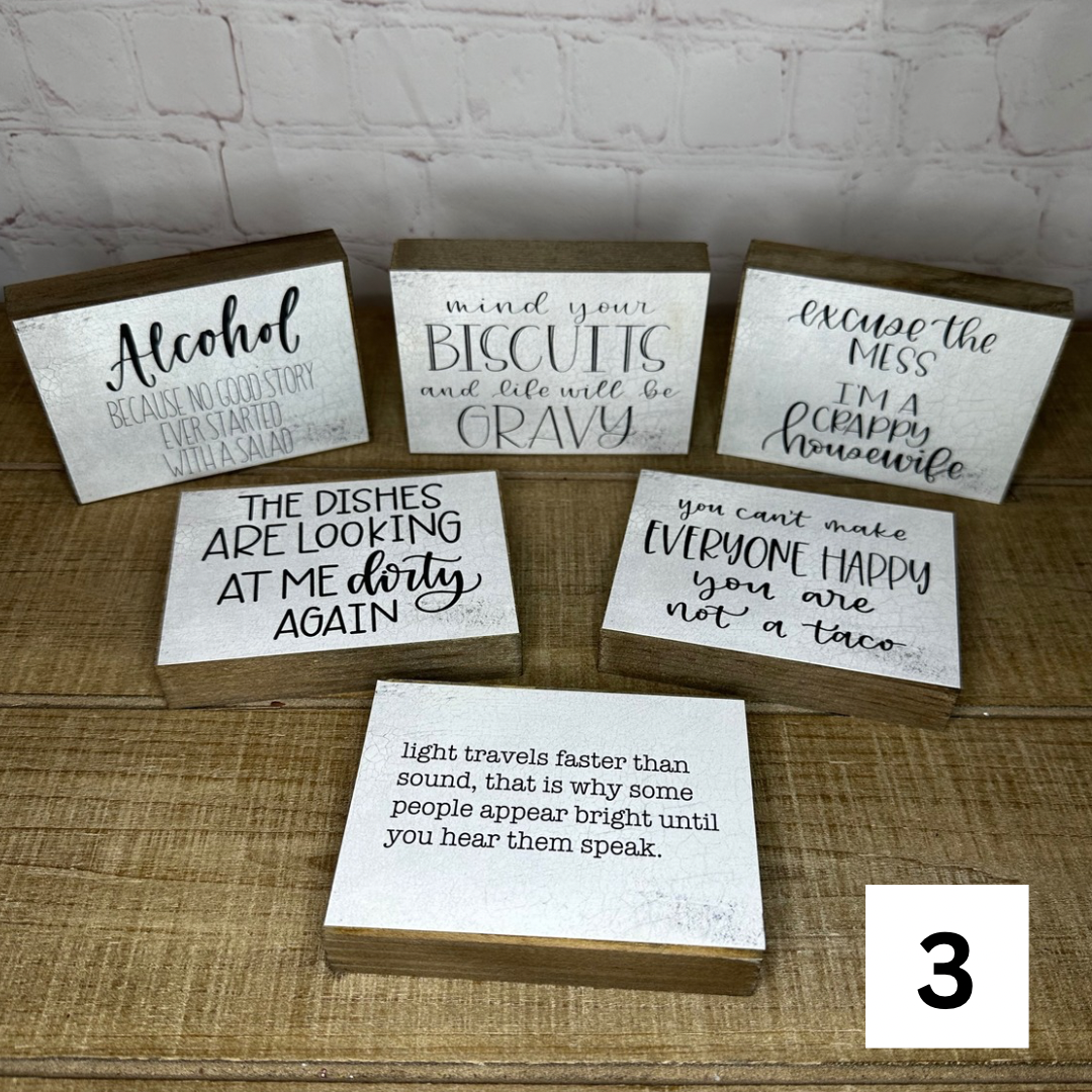 Set of 6 Everyday Blocks 