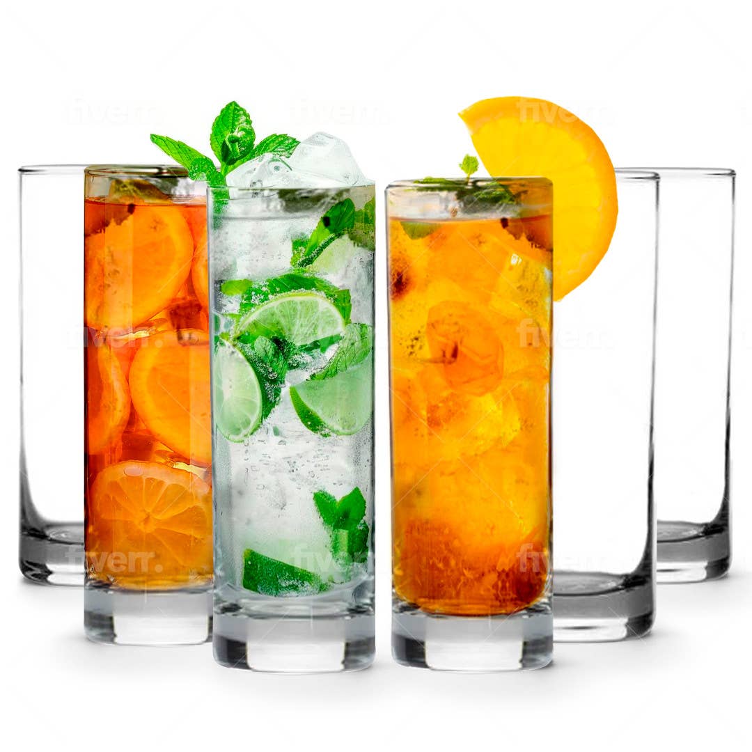 Highball Glasses Heavy Base Tom Collins Glasses 12oz (1pc)