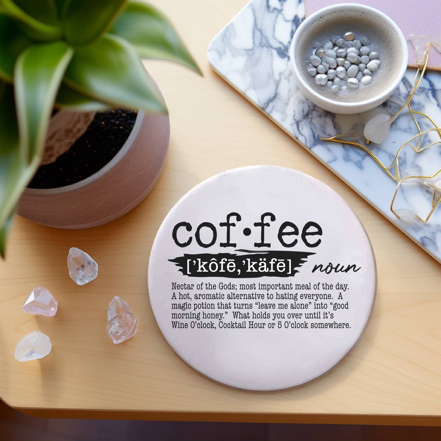 Funny Coaster Gift Sets, Humor Drink Dictionary Definitions