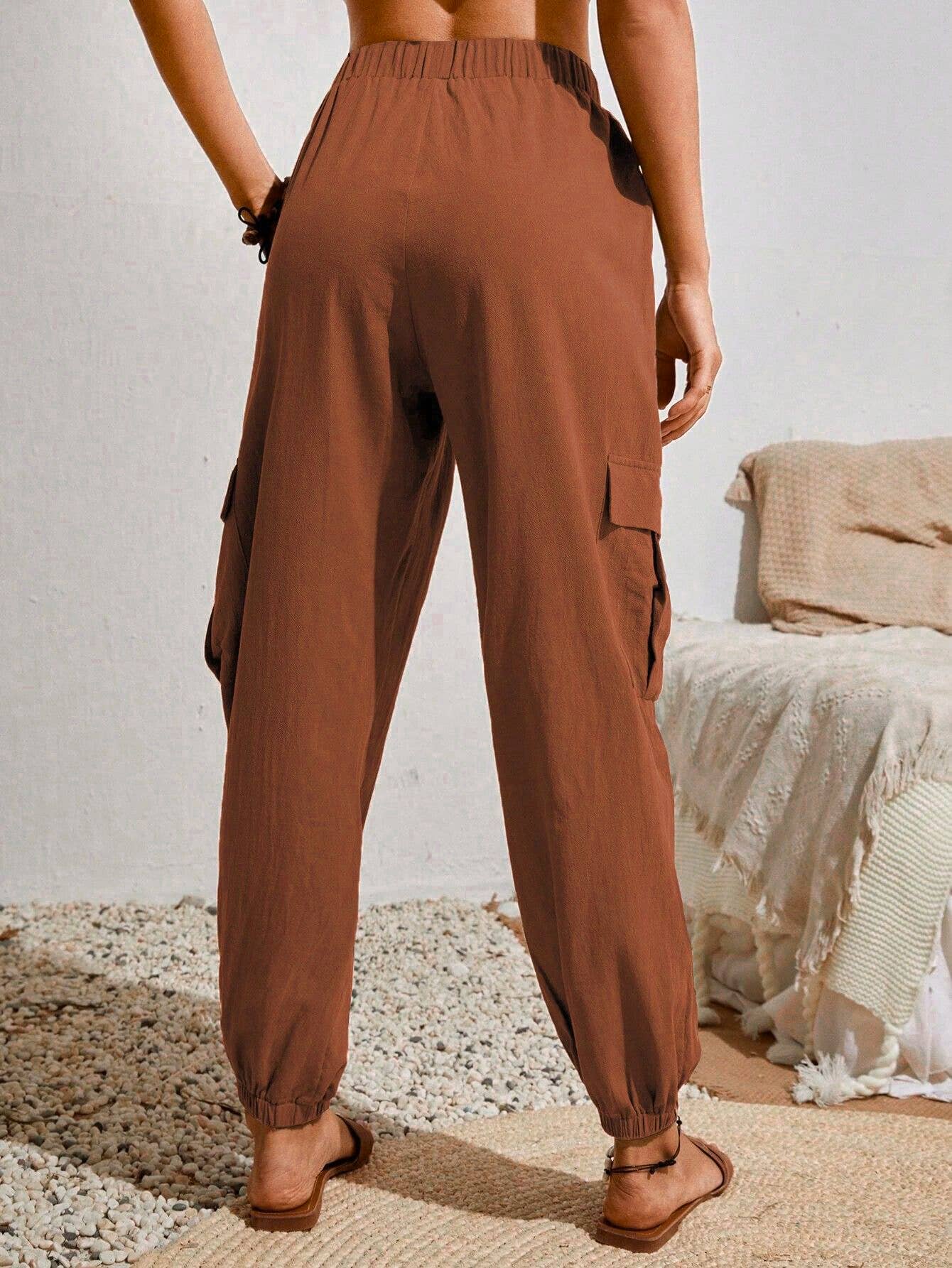 Casual trousers pocket cargo pants