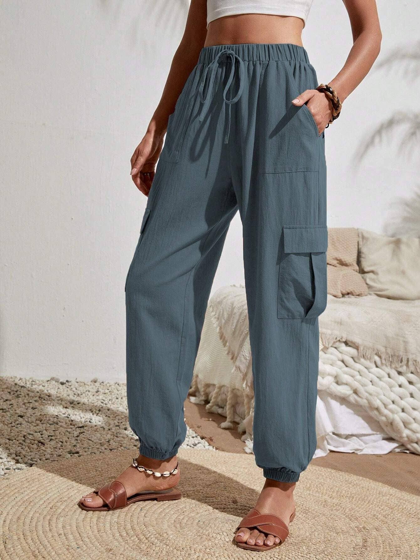 Casual trousers pocket cargo pants