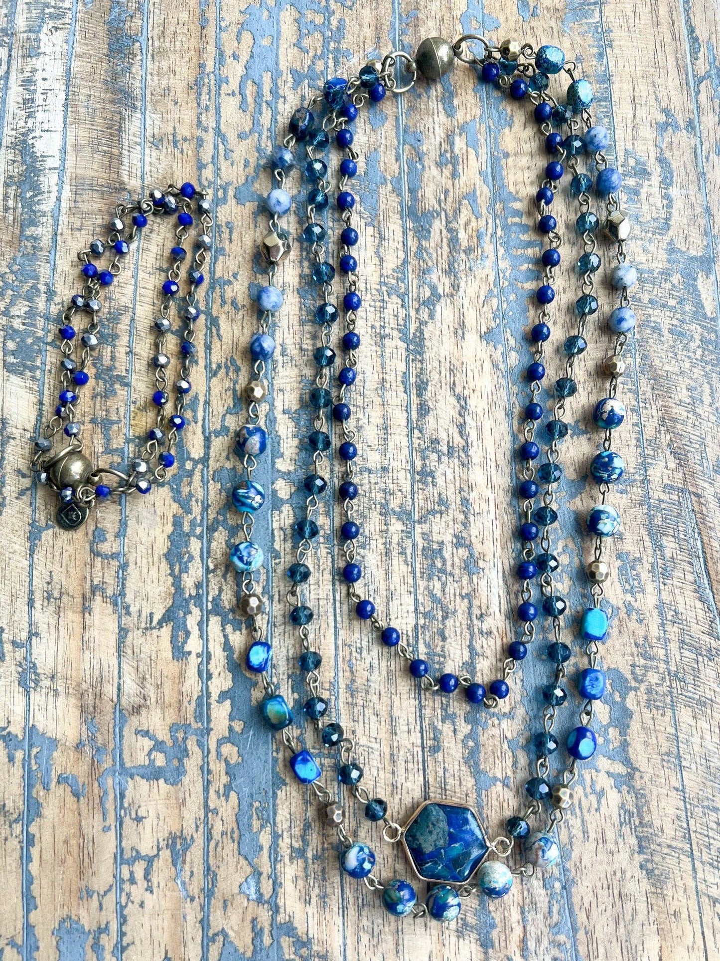Janet Necklace Blue