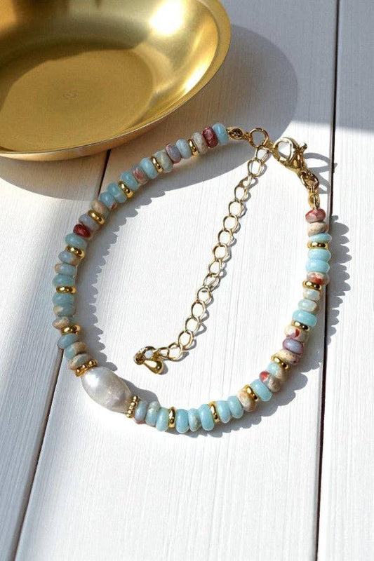 Serena Beaded Pearl Bracelet