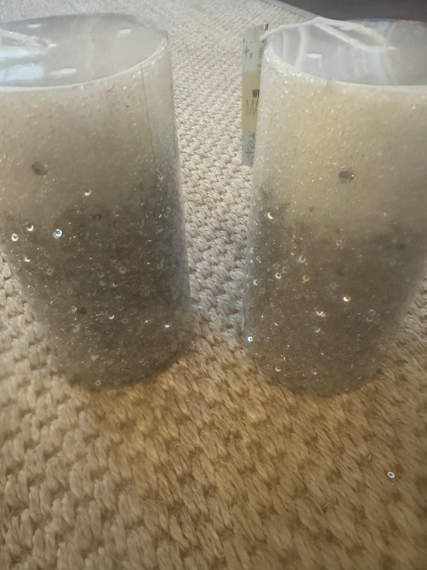 White & Silver Candles