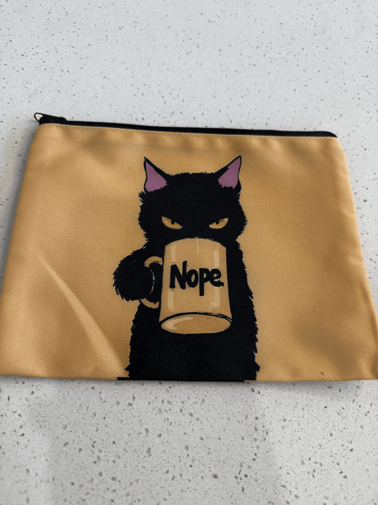 Nope Cat Makeup Bag