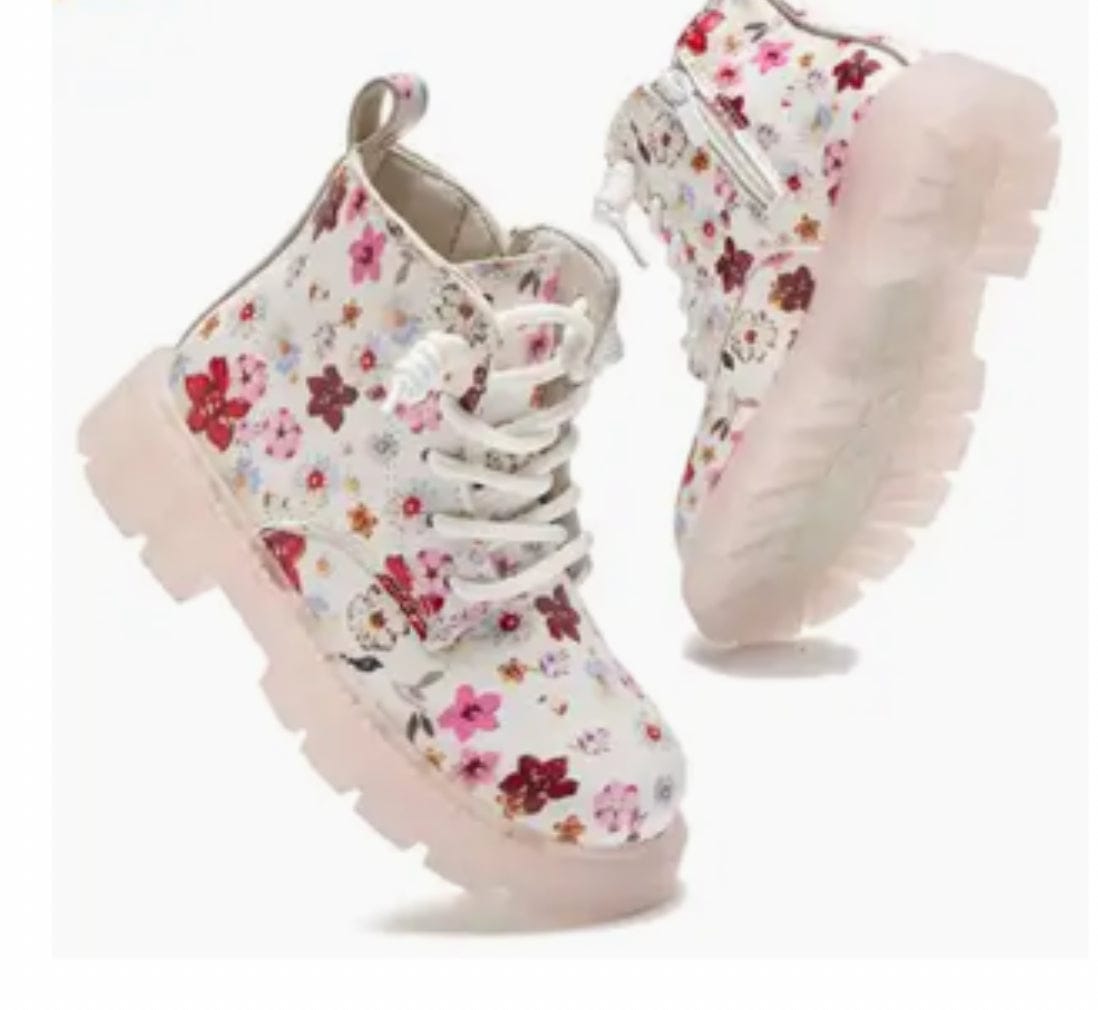 Flower Hiking Boots