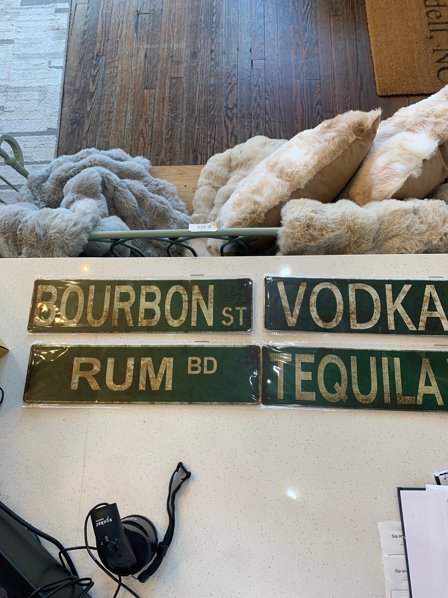 Alcohol Street Signs