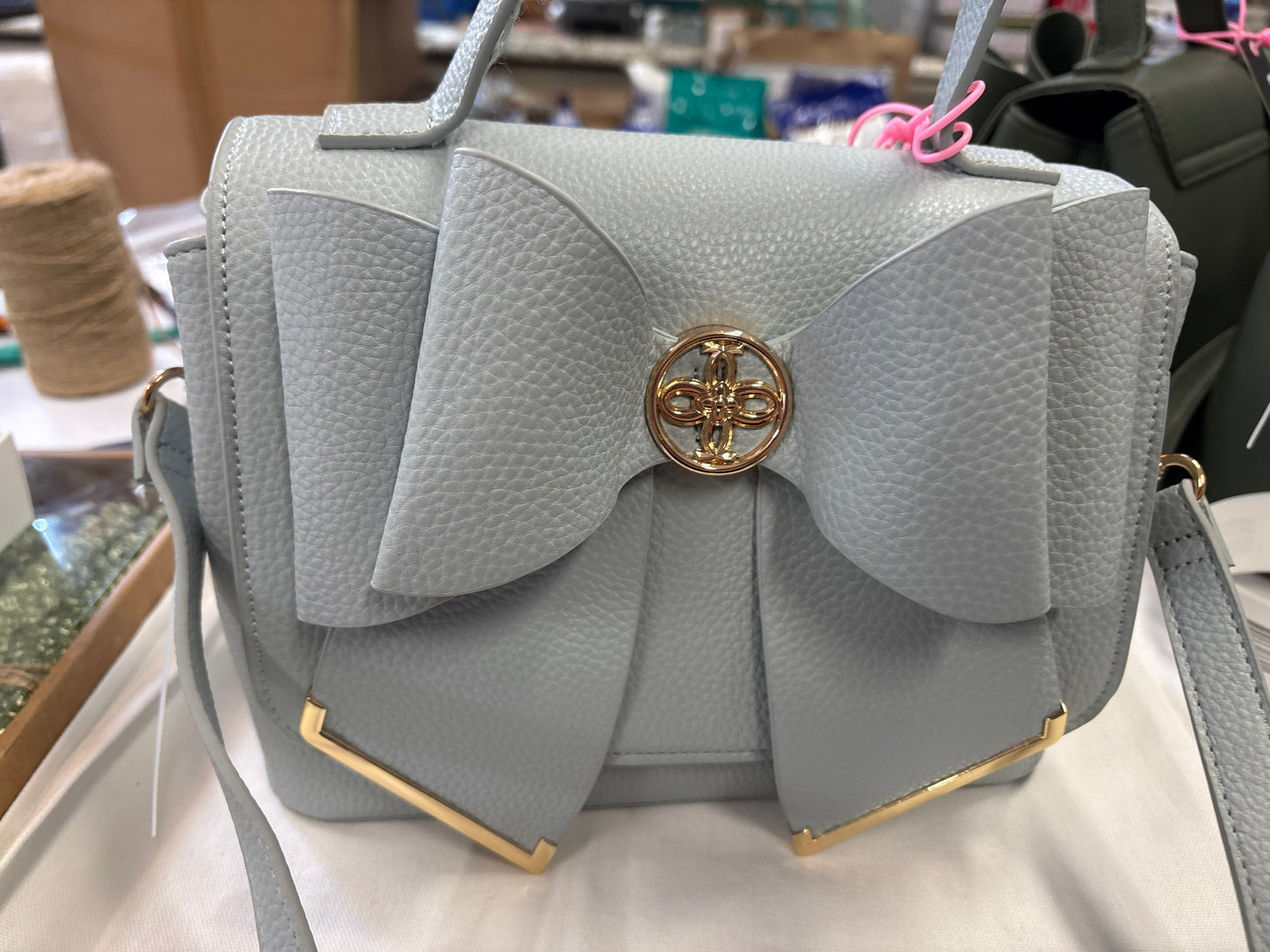 Jasmine Bowtie Crossbody - Blue