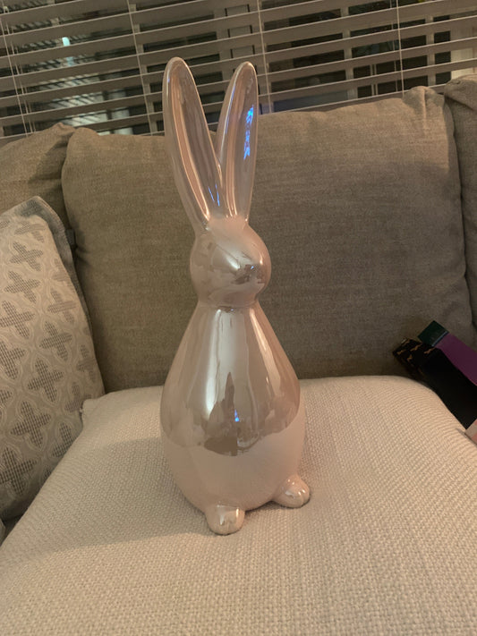 Pink Ceramic Bunny