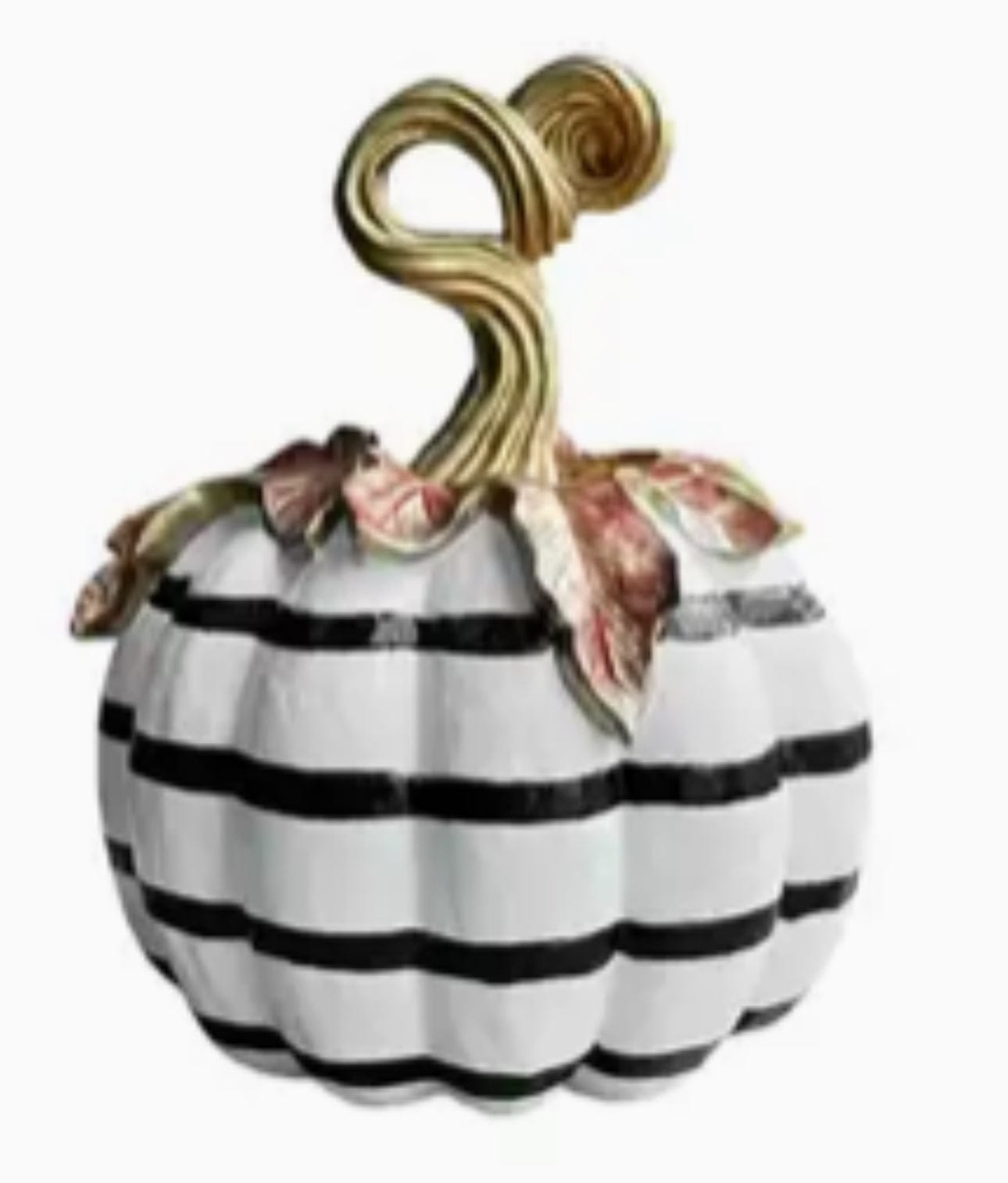 Horizontal Bl&Wh Pumpkin
