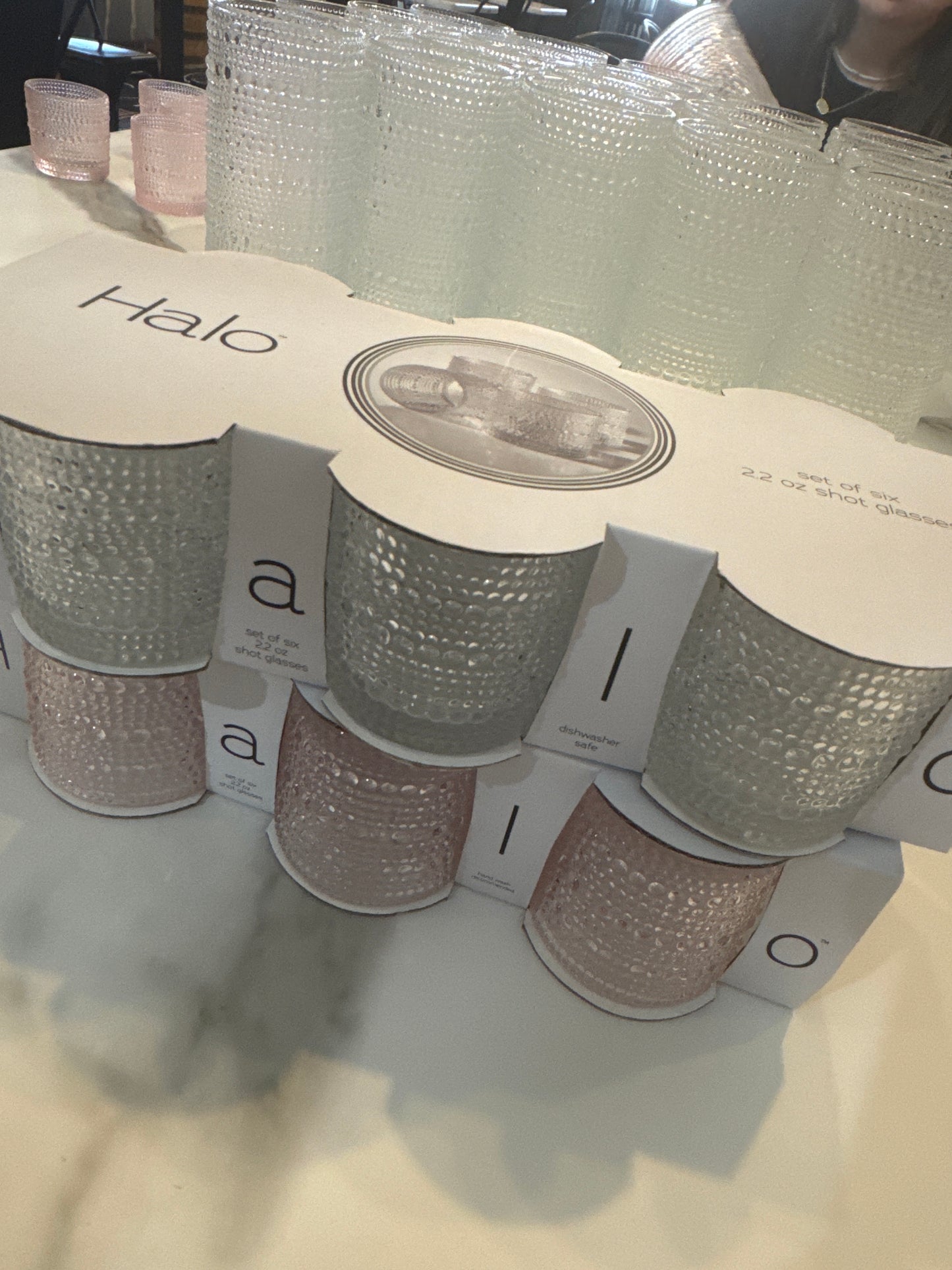 Textured Shot glasses 2.2 oz