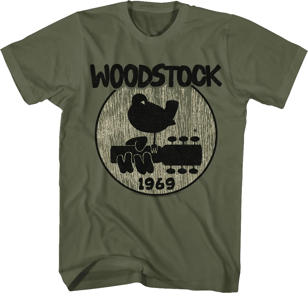 1969-logo-woodstock-t-shirt.Green