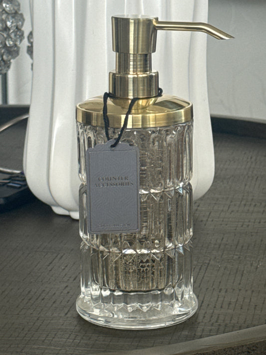 Mercury Glass Soap Dispenser