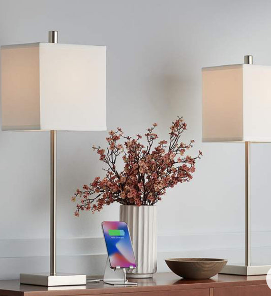 Set of 2 Modern Stick Buffet Lamp