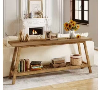 Wood Console Table