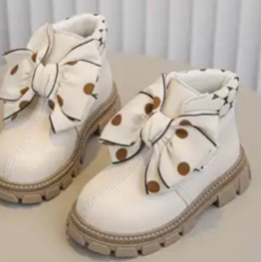 Pokadot Bow Boots