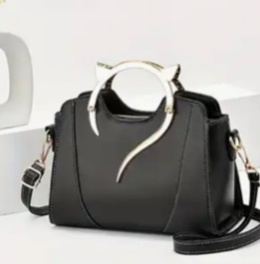 Purse with Cat Accents