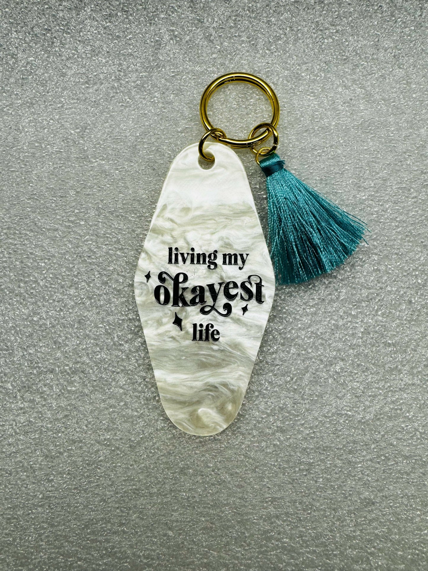 Living My Motel Keychain
