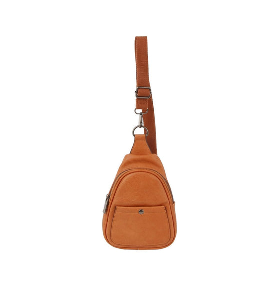 Sleek Utility Sling Brown/Mint/Blue