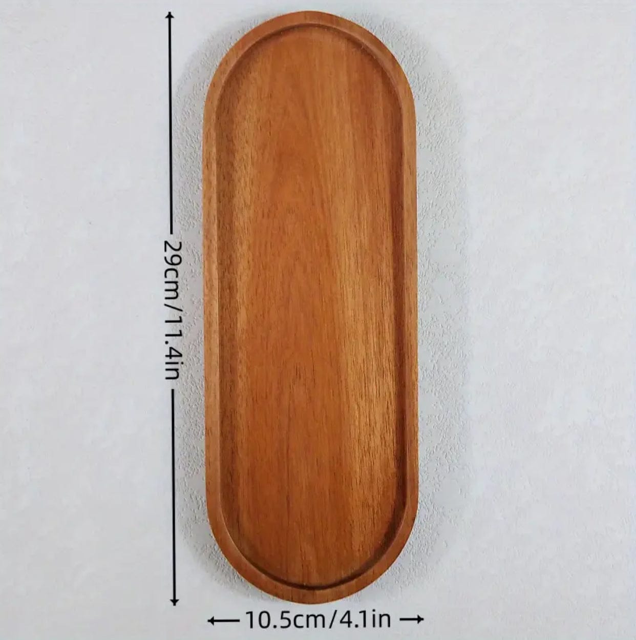 1pc Long Wooden Tray