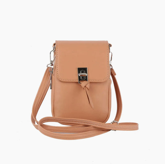 Phone Crossbody Almond/Taupe