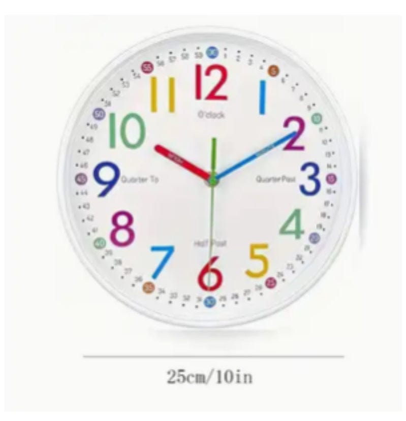 Teacher Wall Clock for Classroom