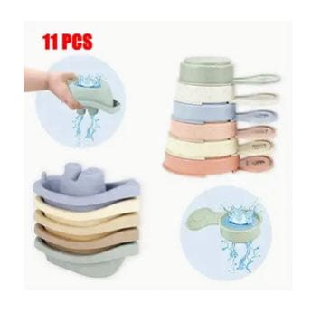 Stacking Boats / Strainers -Bath Toys