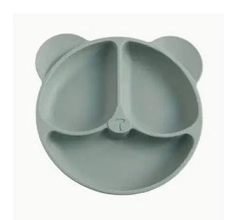 Cute Silicone Bear Baby Feeding Tray