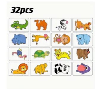 32 pc Animal Matching Puzzle