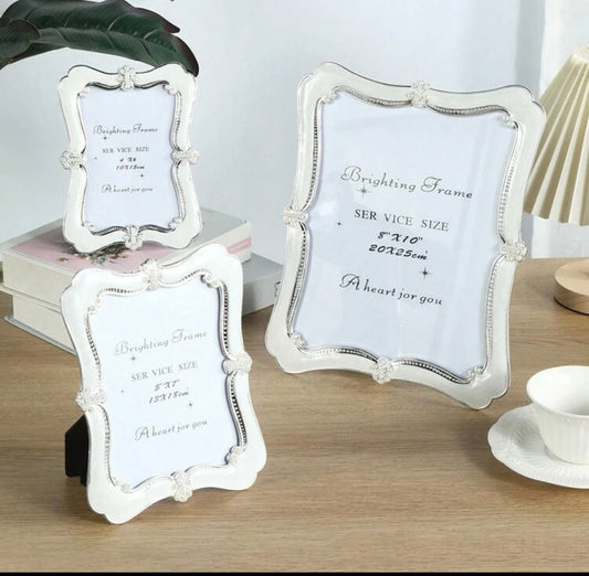 Silver and Pearl Picture Frame